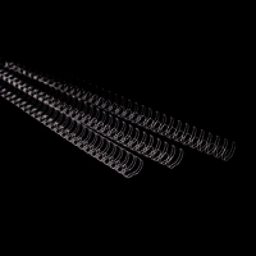 GBC WireBind Binding Wires 3:1 No6 9.5mm A4 Black (100)