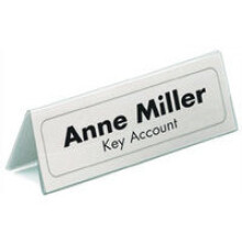 Durable 8050 Transparent sign holder/information stand