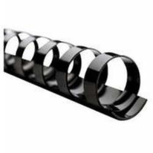 GBC CombBind Binding Combs A5 8mm Black (100)