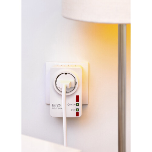 Tomada inteligente - AVM - FRITZ!DECT 200 - Compatível com FRITZ!BOX - AC 230V - Wi-Fi