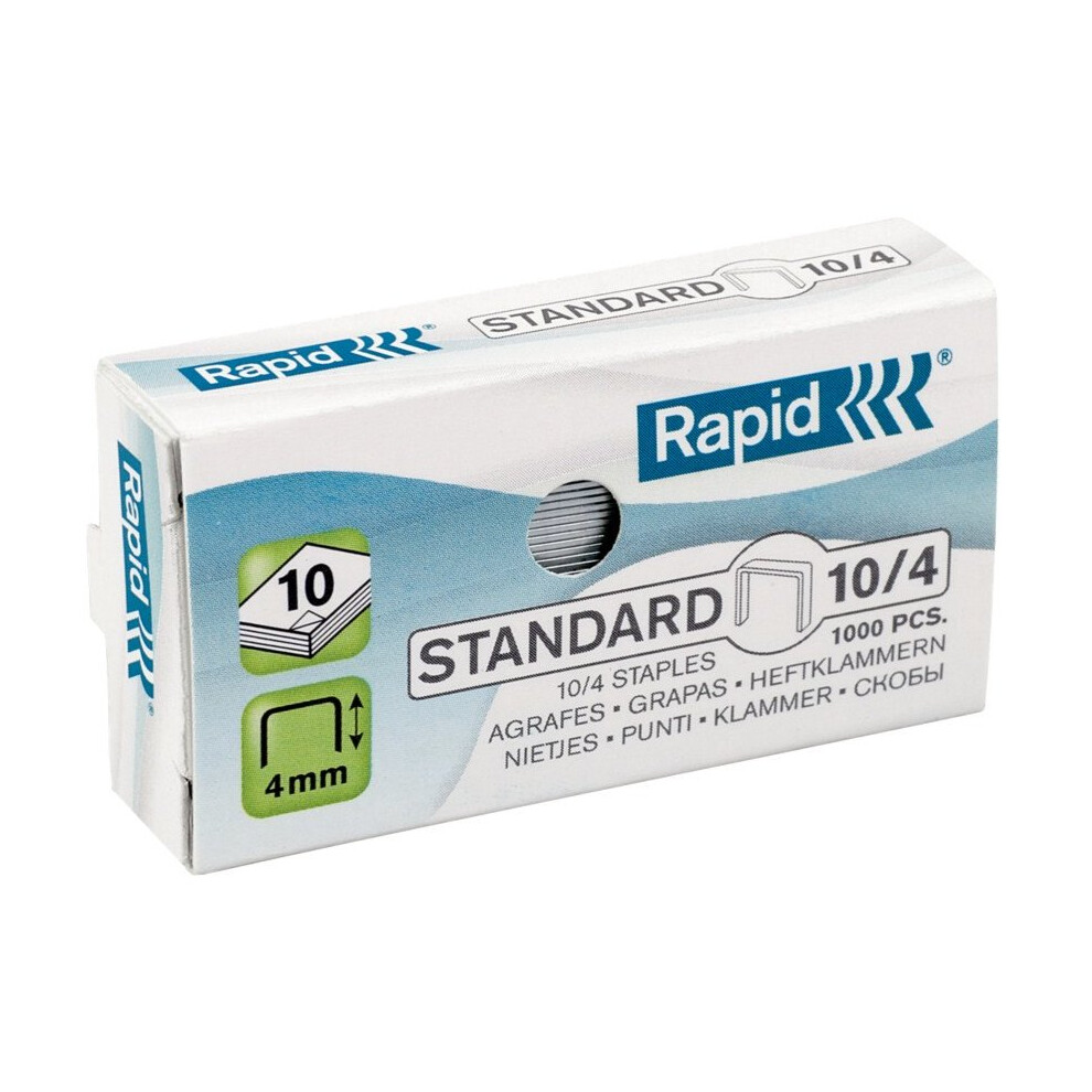 Rapid 10/4 Staples pack 1000staples