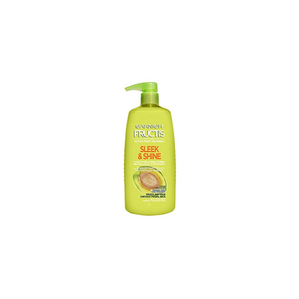 Garnier Hair Care Fructis Sleek And Shine Conditioner, 33.8 Fluid Ounce