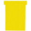 Nobo T-Card Size 2 48 x 85mm Yellow (100 Pack) 1