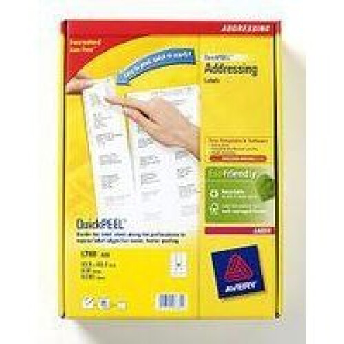 Avery White Address Label - Laser - L7161 White