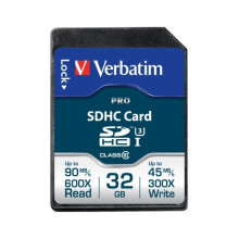 Verbatim Pro 32GB SDHC UHS Class 10 memory card