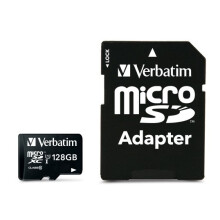 Scheda micro sd - Verbatim - 128Go - Nero