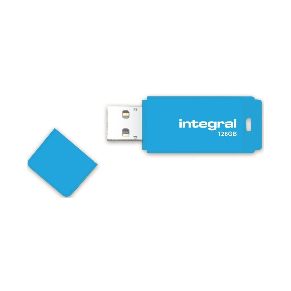 Integral Infd128gbneonb 128Gb Usb 2.0 Usb Type-A Connector Blue 5055288432871