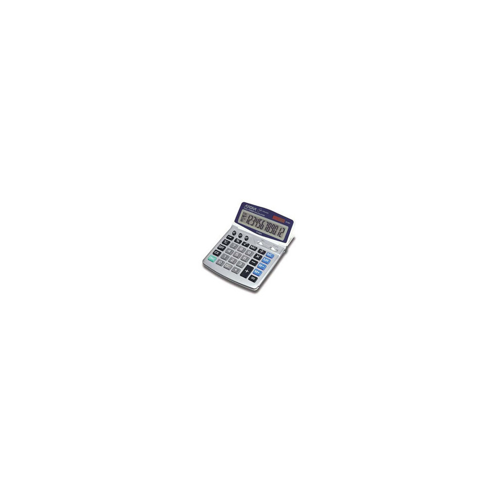 Aurora World Grey Aurora Dt401 Desktop Basic Calculator Large