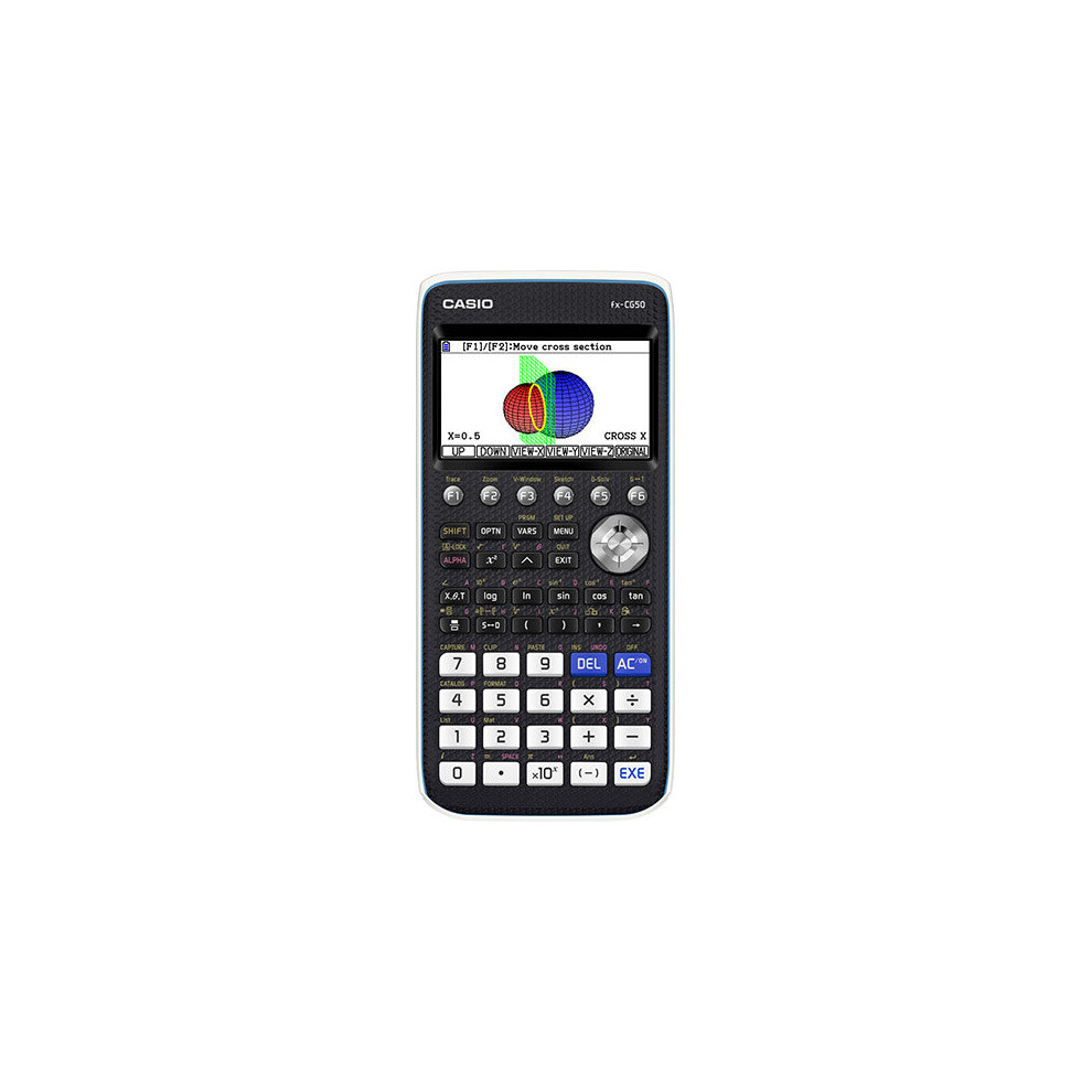 Casio Fx-Cg50 Pocket Graphing , Calculator Black/Blue/White