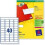 Avery White Mini Laser Labels White 1
