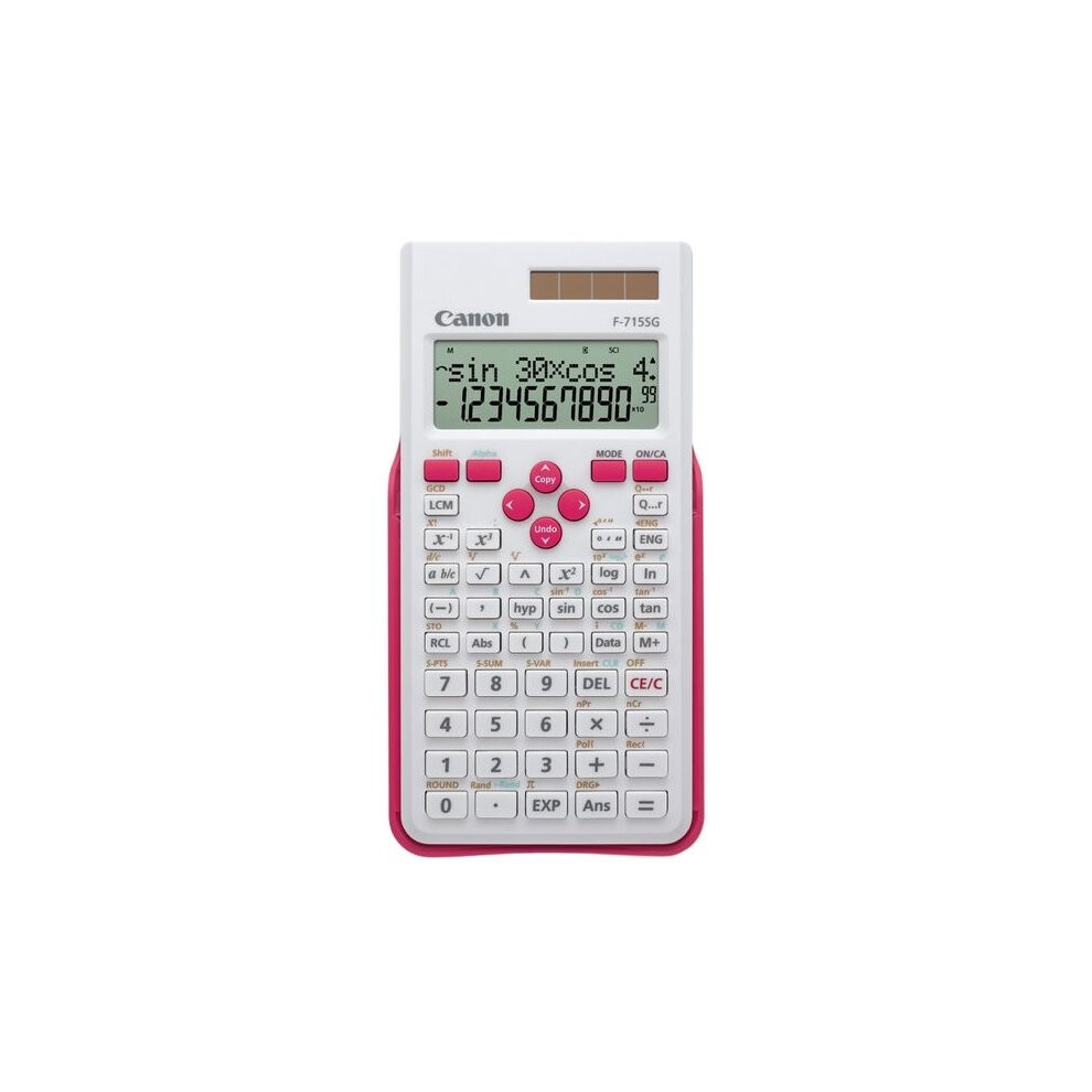 Canon F-715SG Pocket Scientific Pink, White calculator