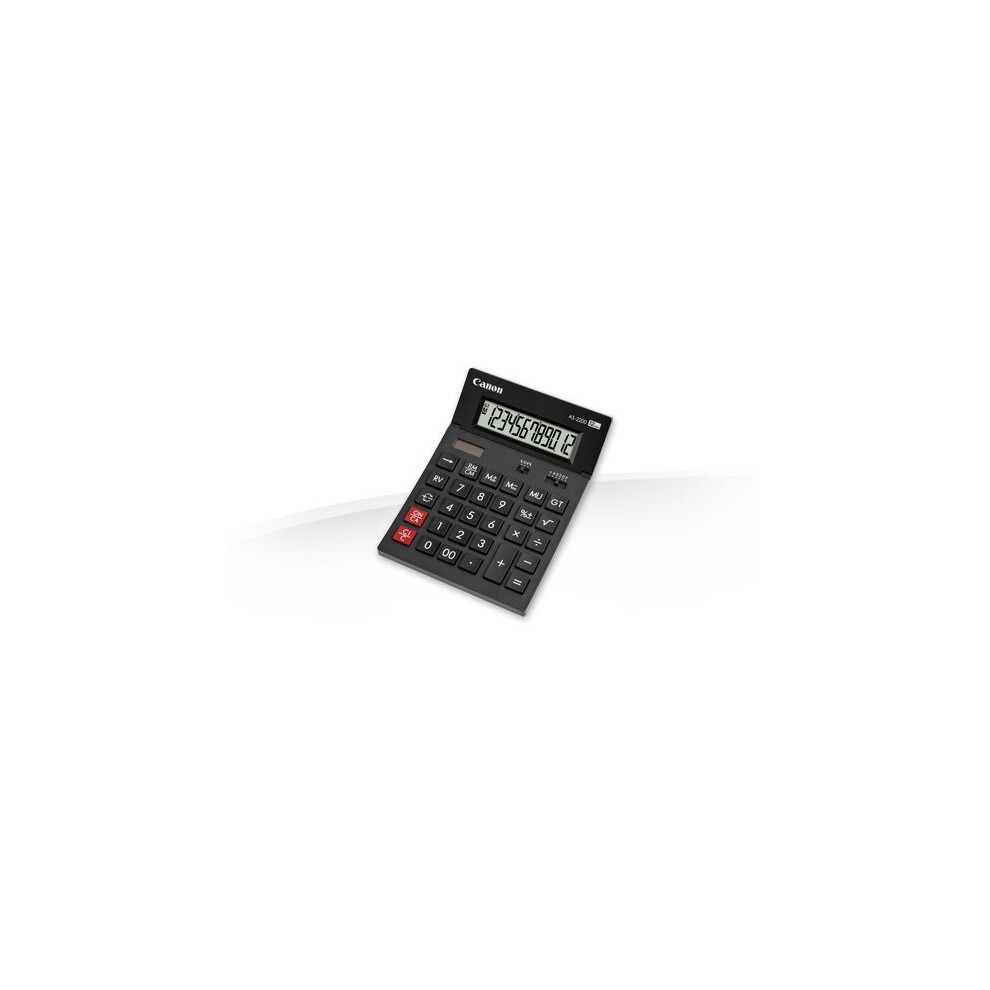 Canon As-2200 Desktop Display Black Calculator
