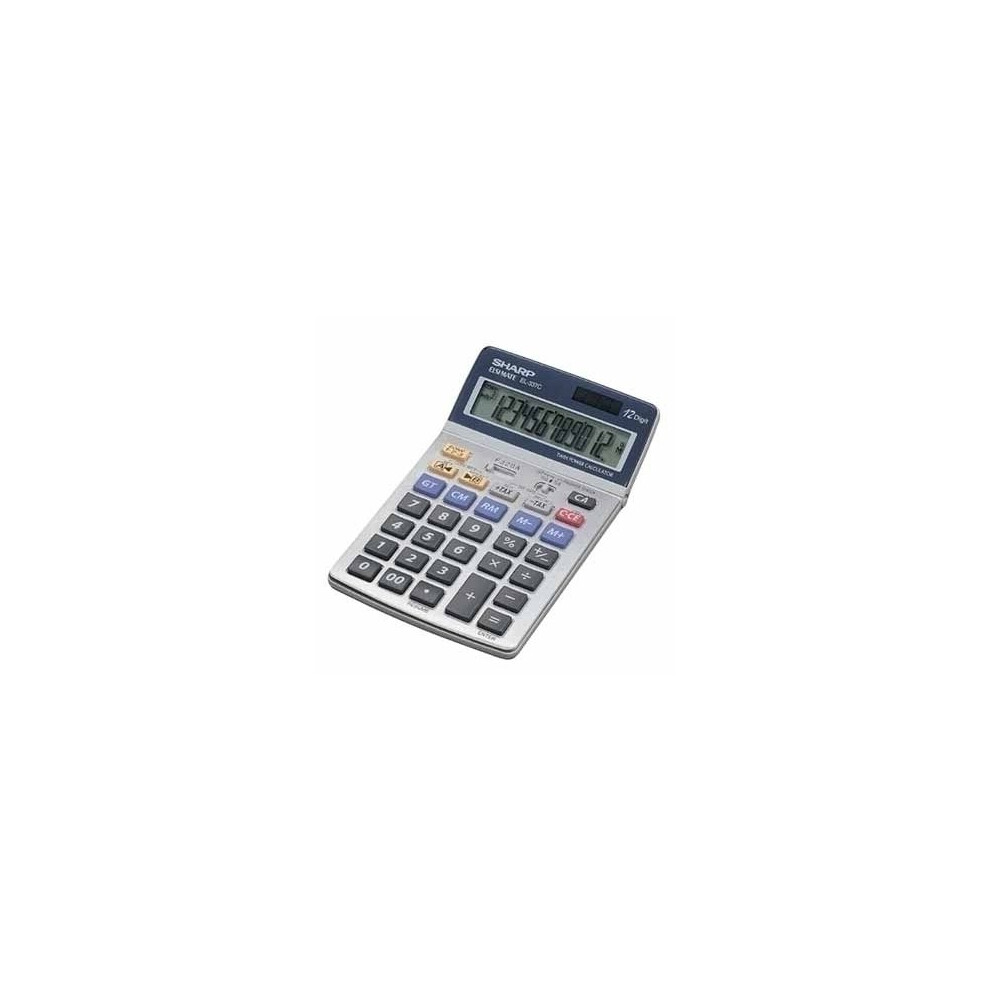 Sharp EL-337C Desktop Financial Silver calculator