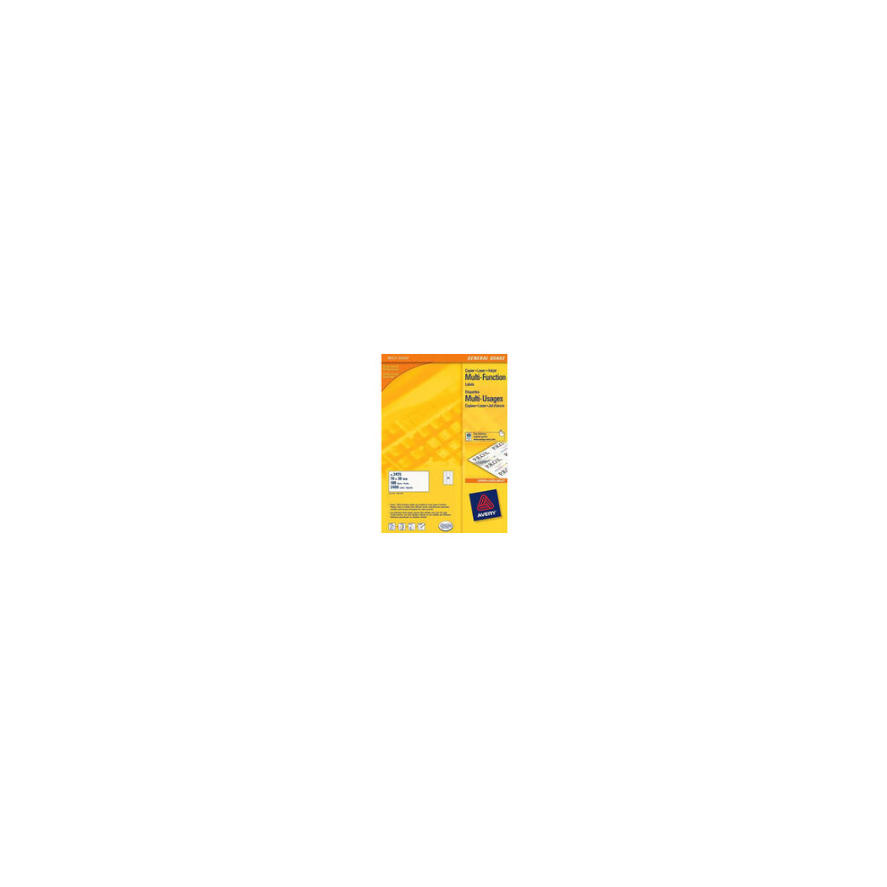 Avery Multi-Function Labels White