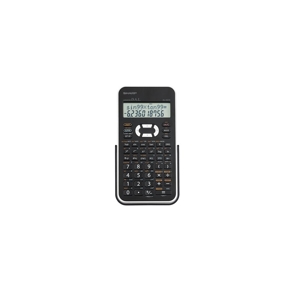 Sharp EL-531XBWH Pocket Scientific Black calculator