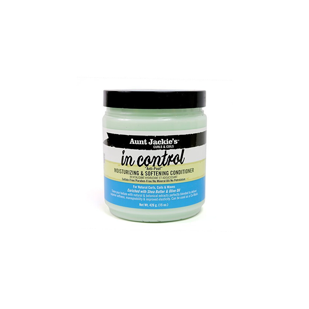 Aunt Jackies In Control 15Oz - Anti-Poof Moisturizing & Softening Conditioner
