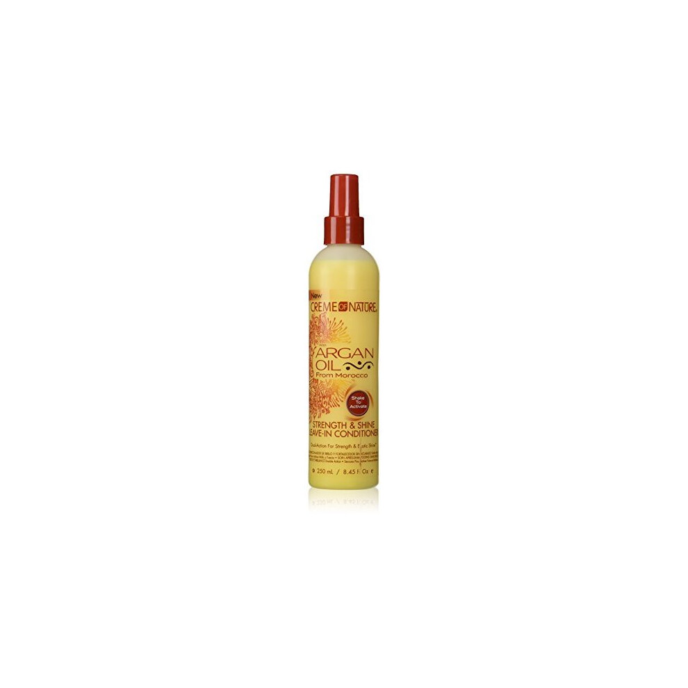 Creme Of Nature With Argan Oil - Strength & Shine Leave-In Conditioner - 250 Ml 8.45 Fl Oz.