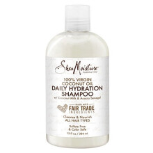 Shea Moisture SheaMoisture 100% panenský kokosový olej, denný hydratačný šampón, 13 uncí
