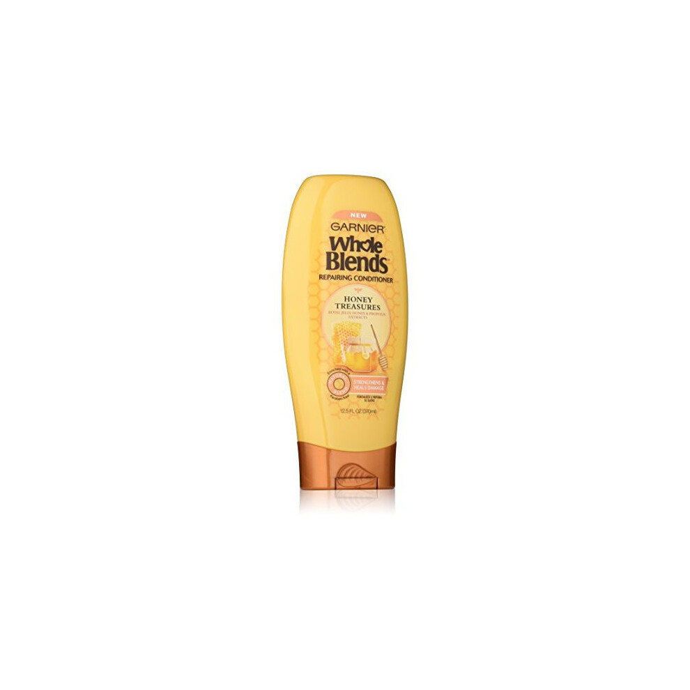 Garnier Whole Blends Repairing Conditioner Honey Treasures, Damaged Hair, 12.5 fl. oz.