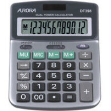 Aurora DT398 Desktop Financial Grey calculator