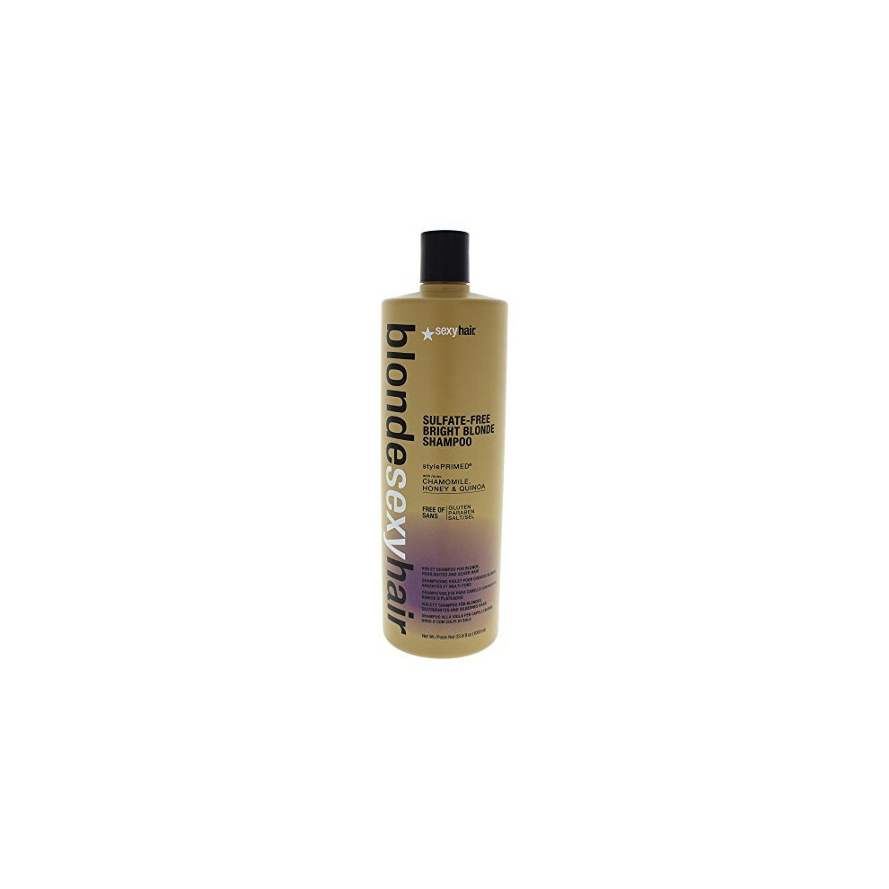 Sexy Hair Bright Blonde Shampoo, 33.8 Ounce