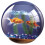 Fellowes Fellowes Round Brite Mat Goldfish Bowl 1
