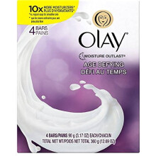Olay Age Defying Beauty Bar Soap, 4 ct
