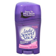 Lady Speed Stick Antitranspirante & Desodorante, Invisible Dry, Fresh Shower, 1.4 Oz