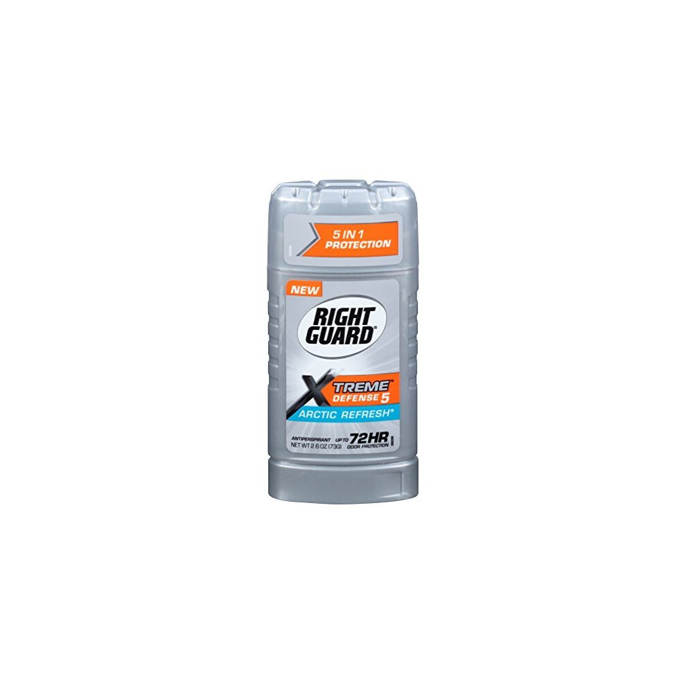 Right Guard Xtreme Defense 5 Arctic Refresh Antiperspirant 2.6 oz (Pack of 3)