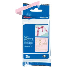Klebeband BROTHER TZERE34 Gold auf Rosa 12mm - Rolle von 4m