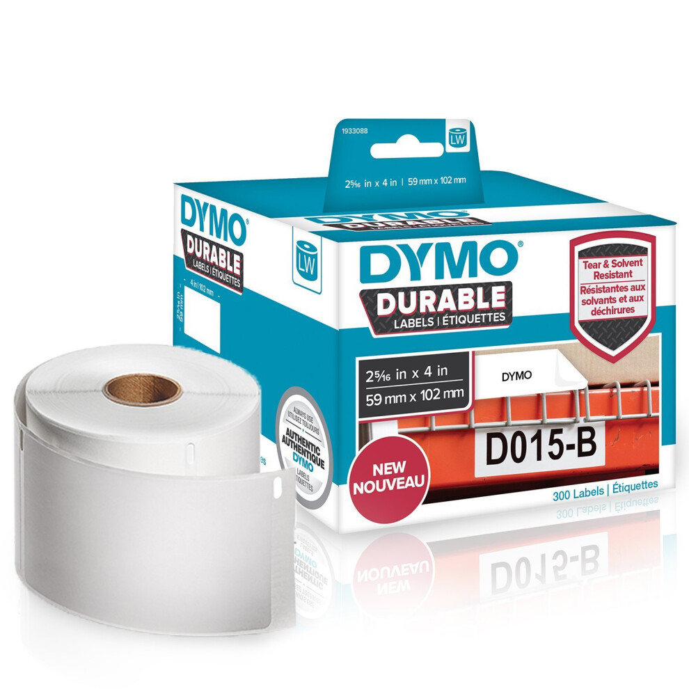 DYMO 1933088 DirectLabel-etikettes, 59mm x 102mm, Pack qty 300