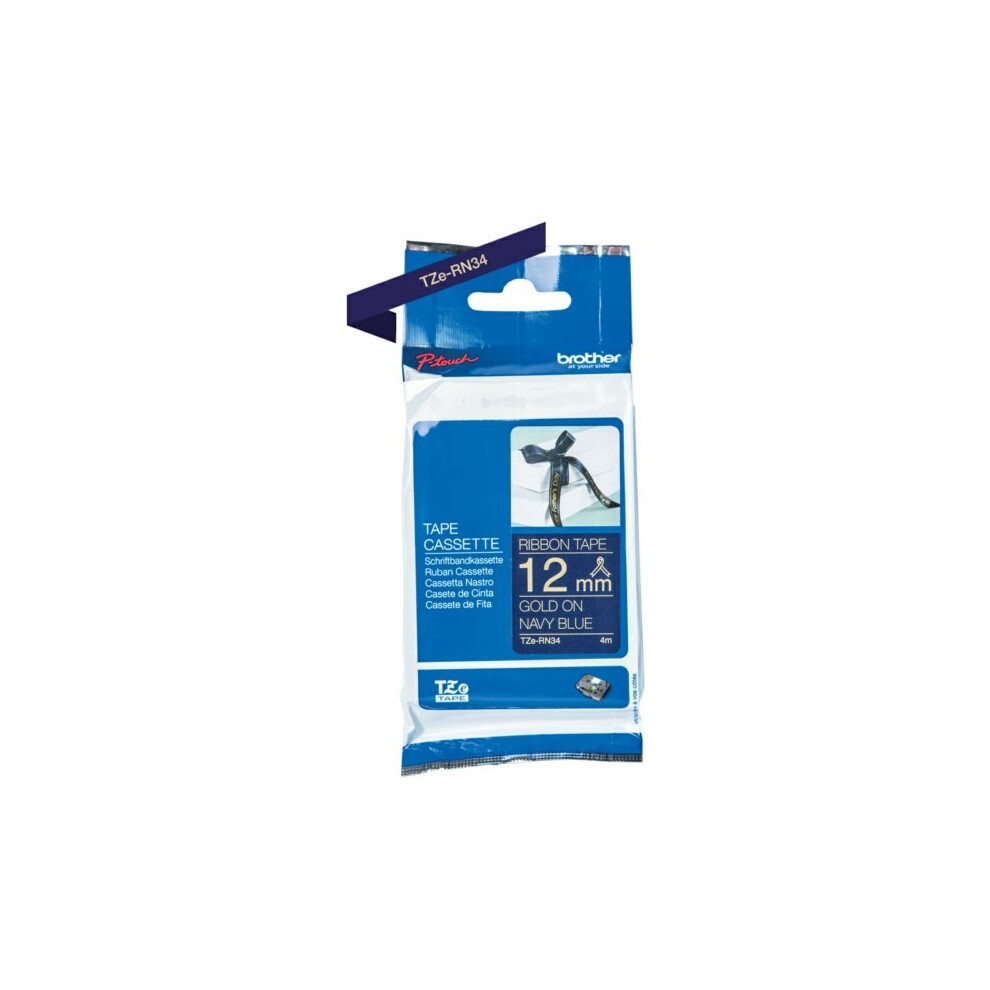 Brother TZE-RN34 P-Touch Ribbon, 12mm x 4m