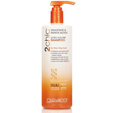 GIOVANNI - 2chic Ultra-Volume Schampo med Tangerin och Papaya Butter - För Fint, Slappt Hår - 24 Oz
