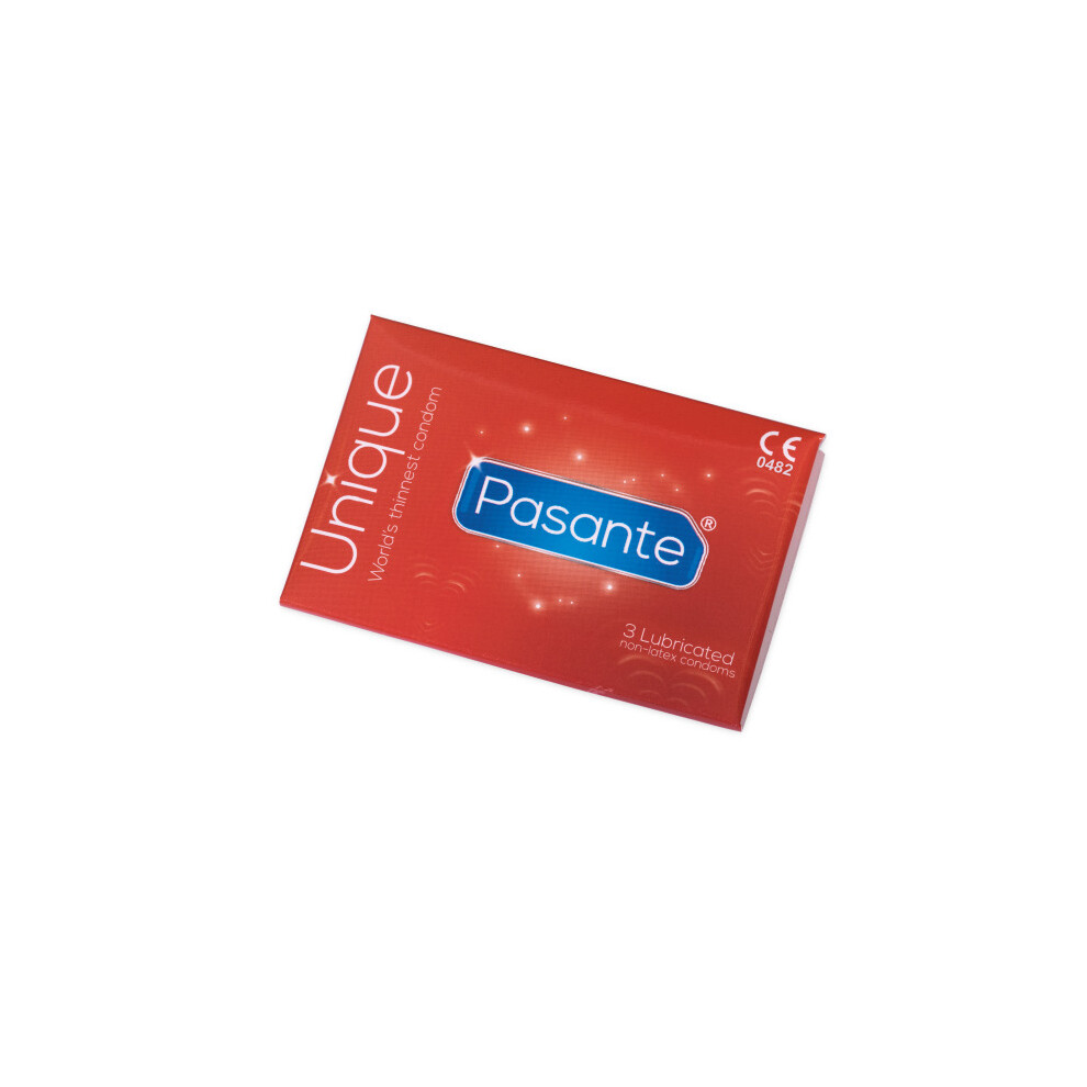 Pasante 3 X Unique Non Latex Condoms, ( 1 X Pack Of 3 Condoms )