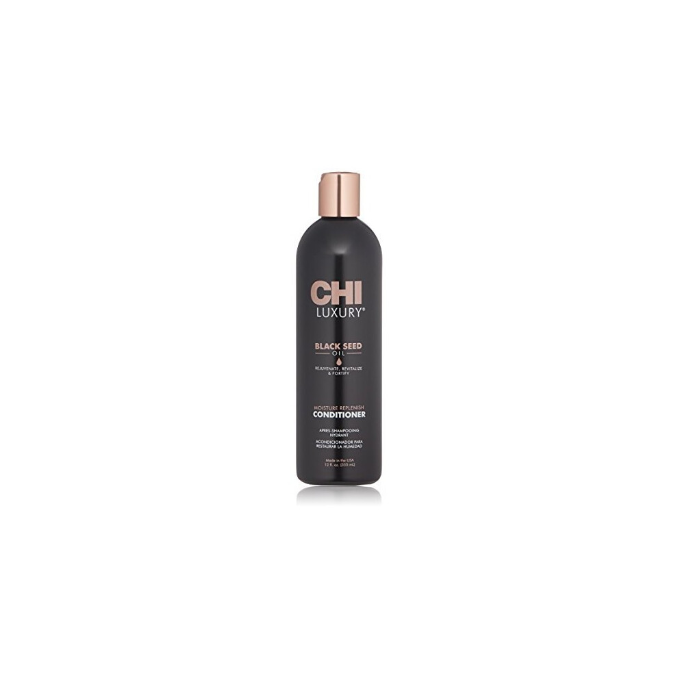 Chi Luxury Black Seed Oil Moisture Replenish Conditioner, 12 Fl Oz