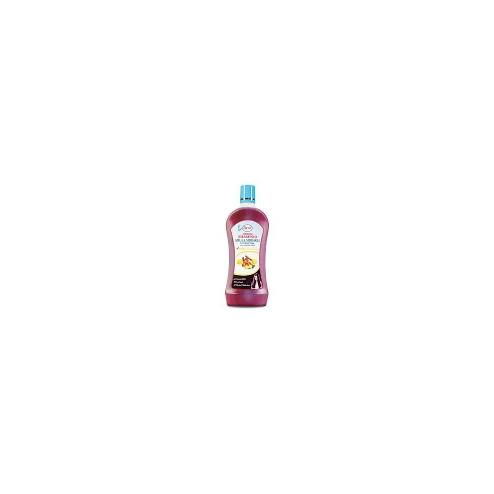 Ayur Herbal Shampoo Amla & Shikakai With Reetha For Normal Hair (Pack Of 3)