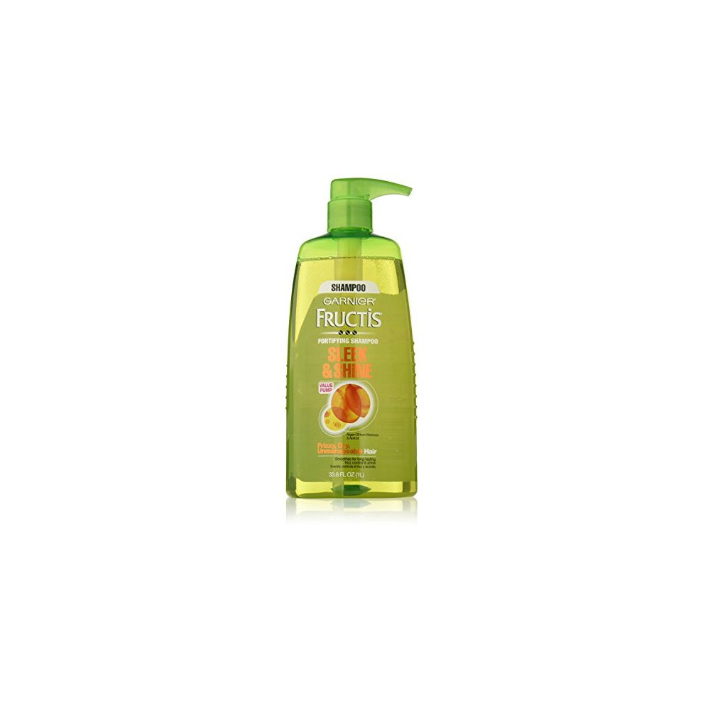 Garnier Hair Care Fructis Sleek and Shine Shampoo, 33.8 Fluid Ounce