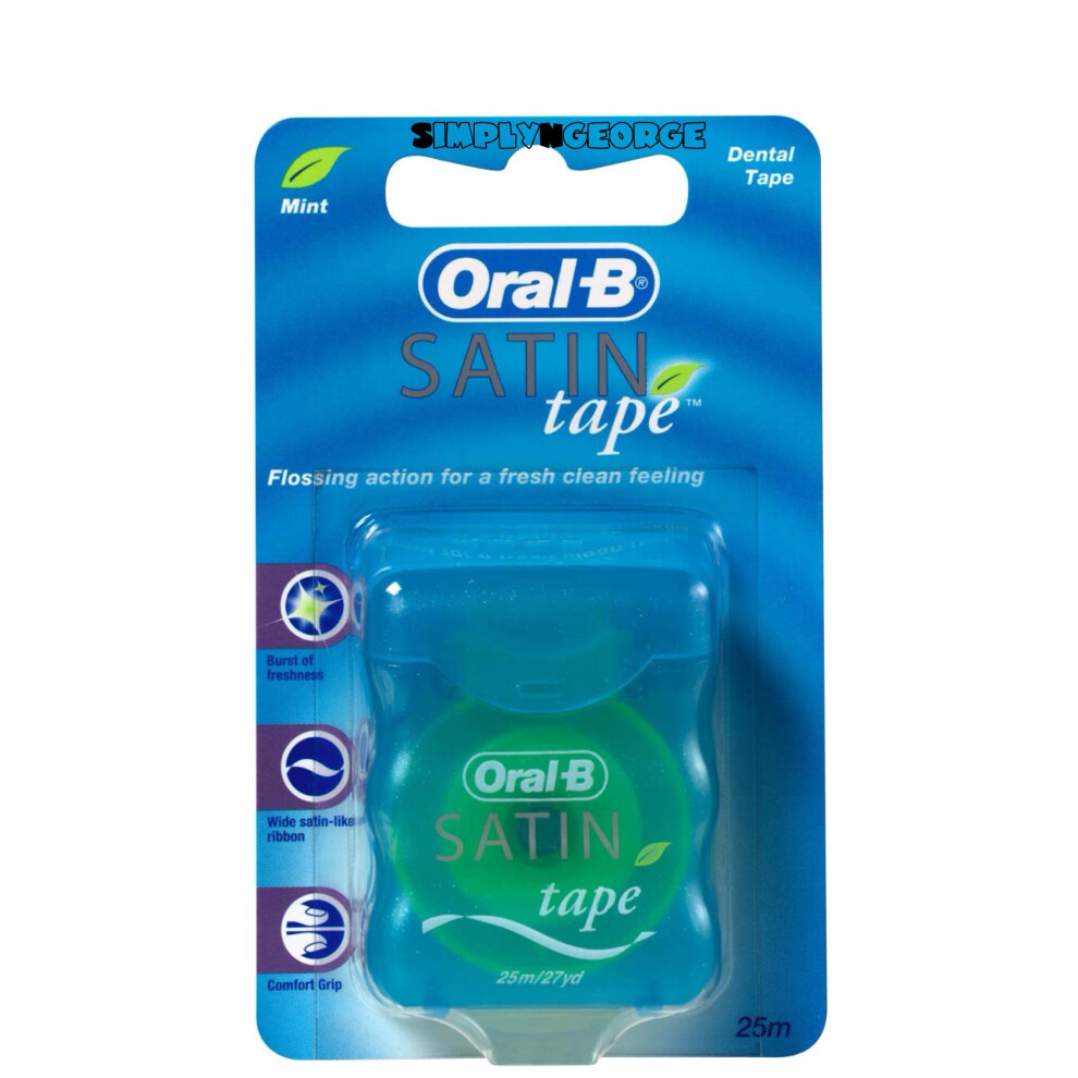 1 x Oral B Satin Tape Mint 25m/27yd