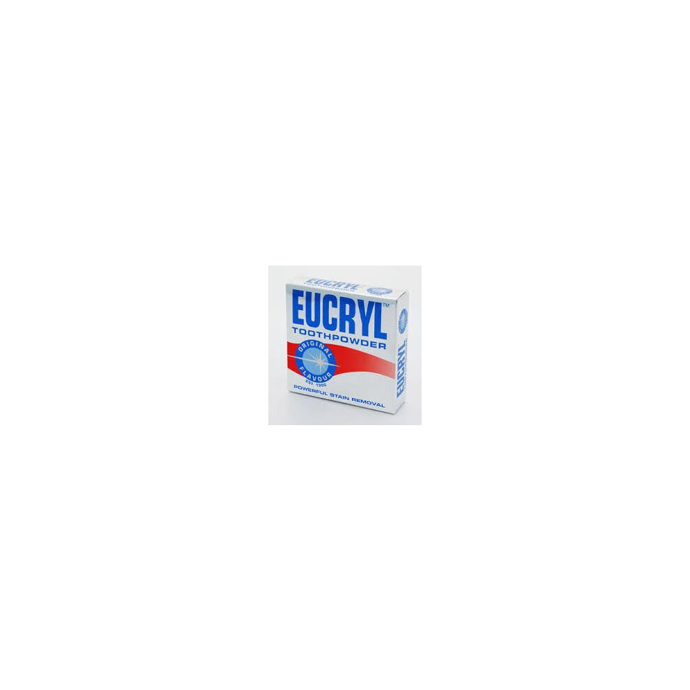 3 x Eucryl Toothpowder Original Stain Removing 50g Powder