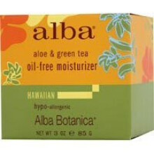 Alba Botanica, Hawaiianische Ölfreie Feuchtigkeitscreme, Verfeinernde Aloe & Grüner Tee, 3 oz (85 g)