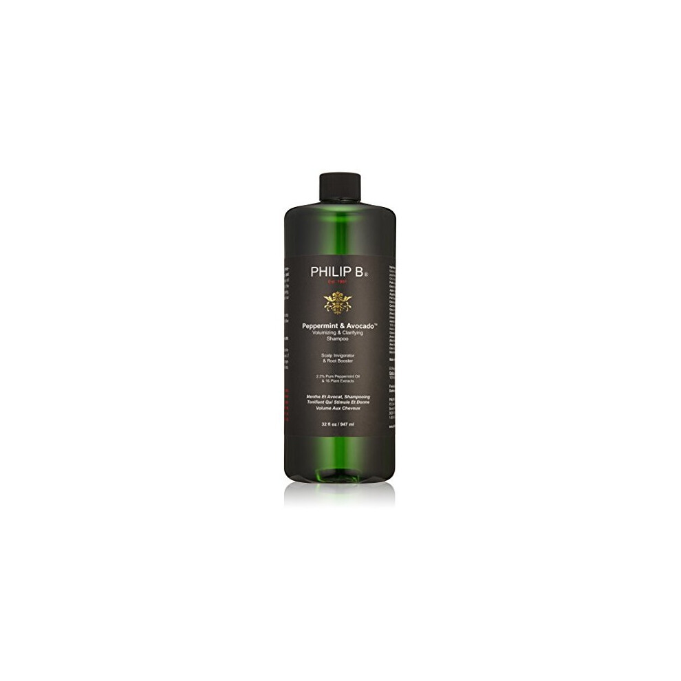 PHILIP B Volumizing and Clarifying Shampoo, Peppermint/Avocado, 32 fl. oz.