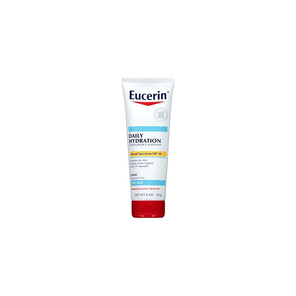 Eucerin Daily Hydration Broad Spectrum SPF 30 Body Cream, 8 Ounce