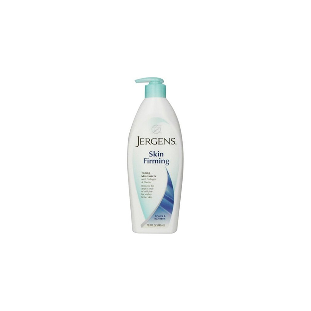 Jergens Skin Firming Lotion Pump, 16.8 Oz (496 Ml) Â 2-Pack