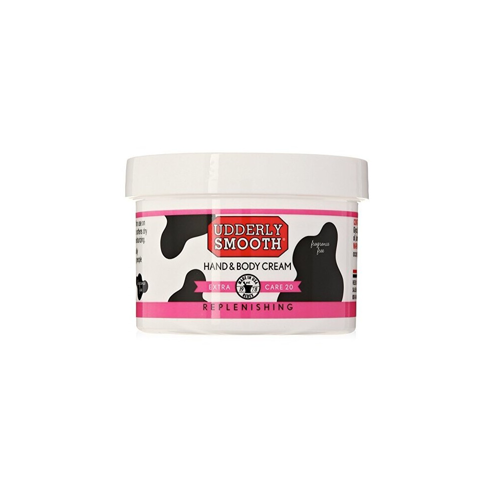 Udderly Smooth Extra Care Cream with 20% Urea, Replenishing, 8 Ounce