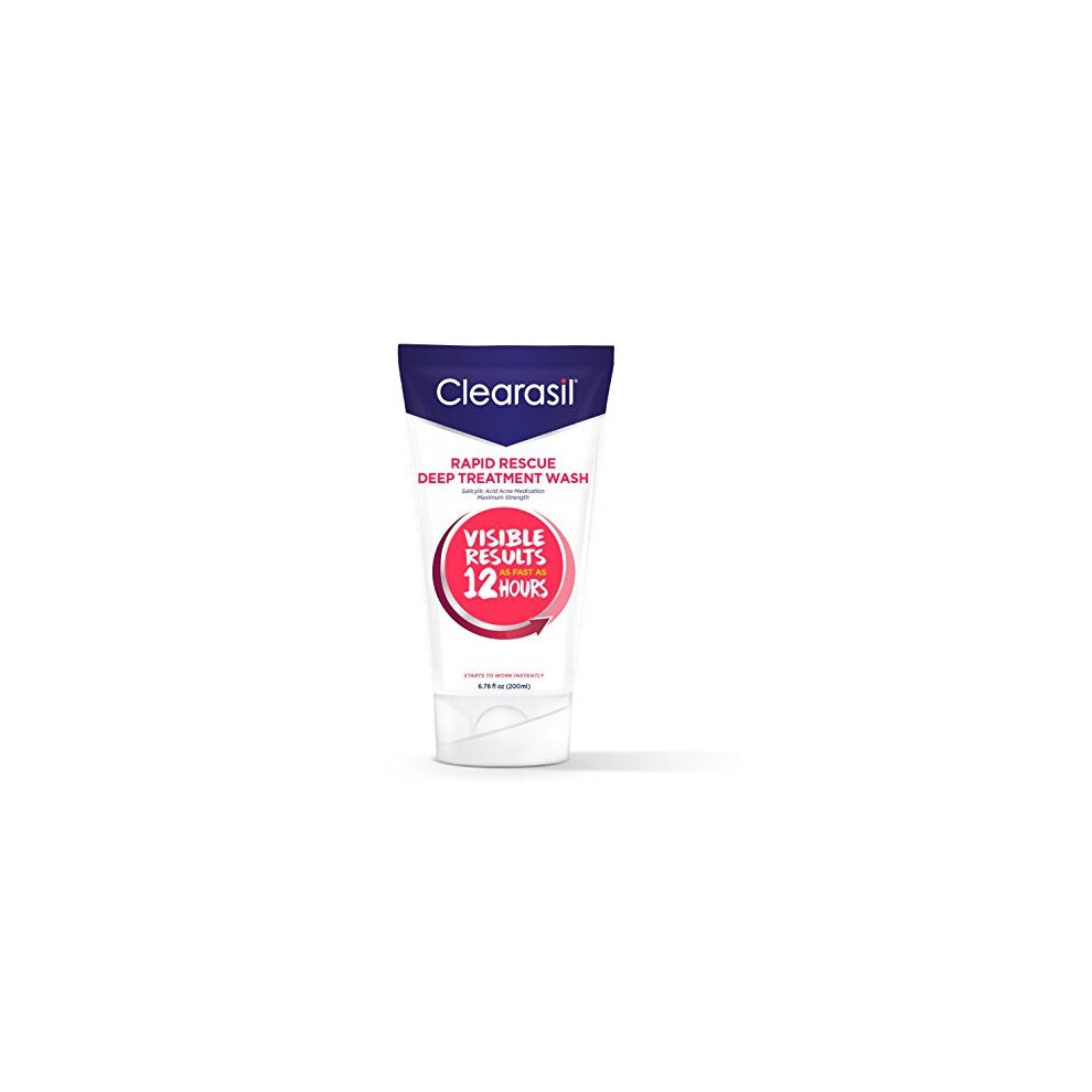 Clearasil Rapid Rescue Deep Treatment Wash, 6.78Oz (Packaging May Vary)