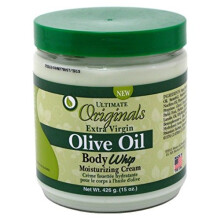 Africa's Best Ultimate Organic Extra-virgin Olive Oil Body Whip Cream, 15 Ounce
