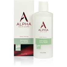 Alpha Skin Care Gel Limpiador Facial, Fórmula Suave Sin Jabón, AHA Cítrico, Limpia y Purifica, Todos los Tipos de Piel