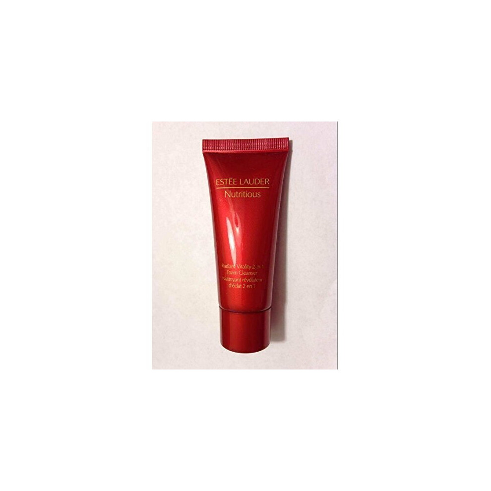 Estee Lauder Nutritious Radiant Vitality 2 in 1 Foam Cleanser 1oz30ml