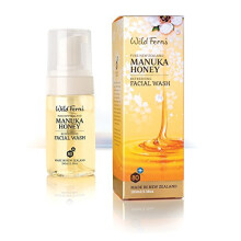 Wild Ferns Manuka Honey Ansiktsrengöring, 95% Naturlig, 100 milliliter