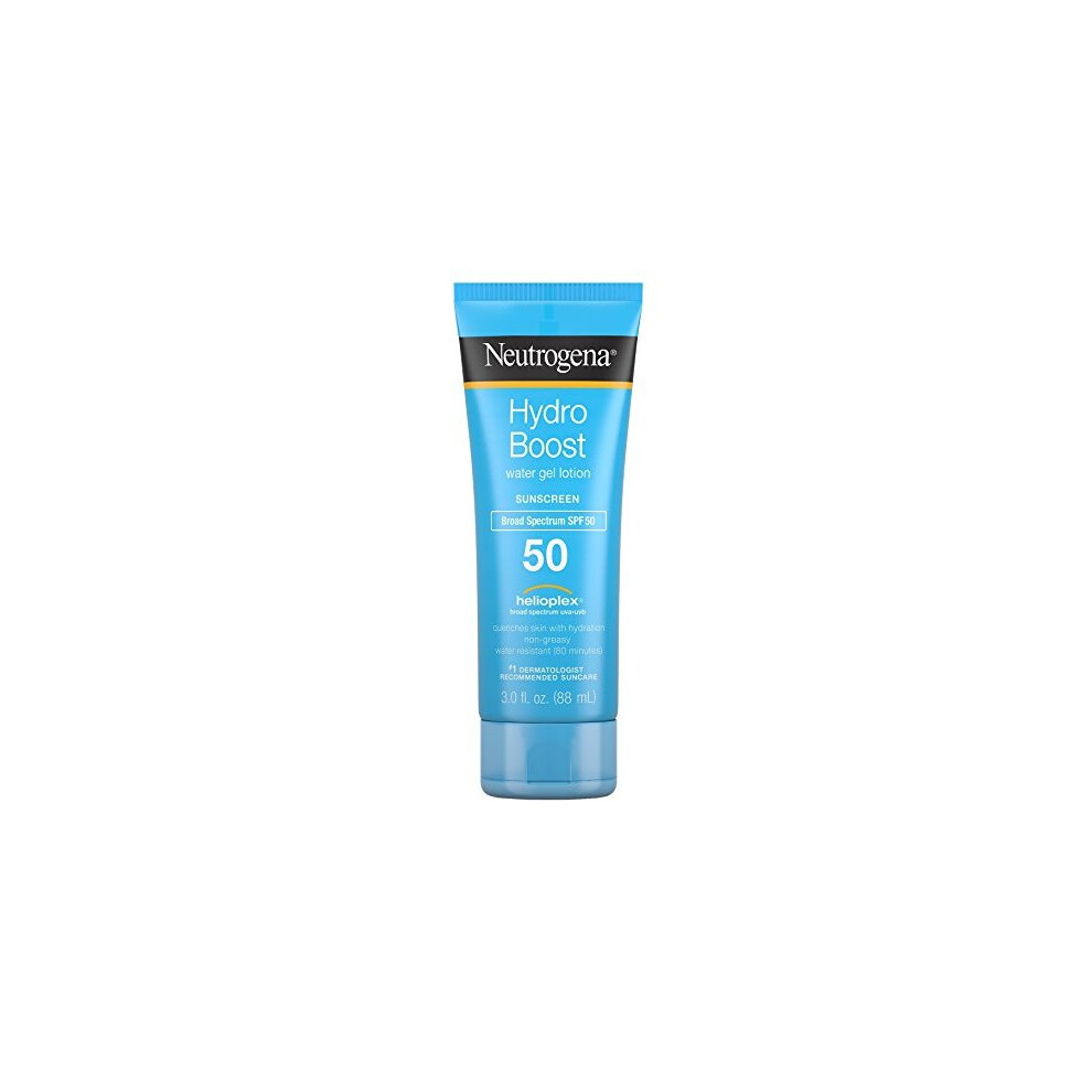 Neutrogena Hydro Boost Spf50 Water Gel Sunscreen Lotion 3 Ounce (88ml)